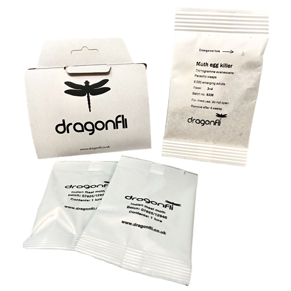 Pantry Moth Control Bundle Pheromone Trap & Moth Egg Killer Sachet