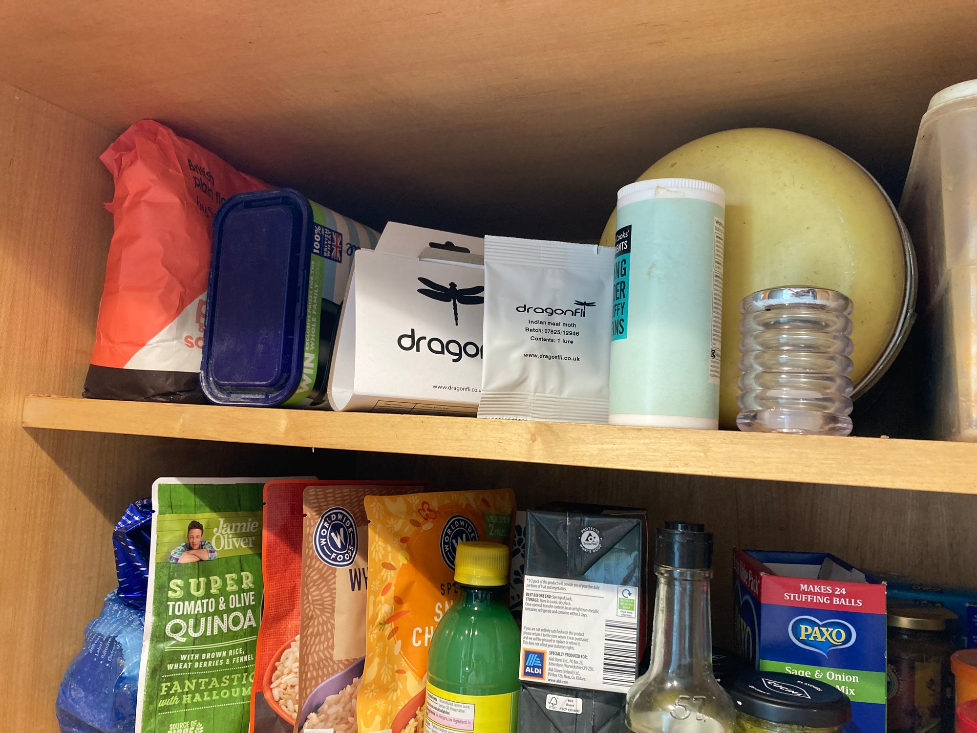 Pantry Moth Control Bundle Pheromone Trap & Moth Egg Killer Sachet